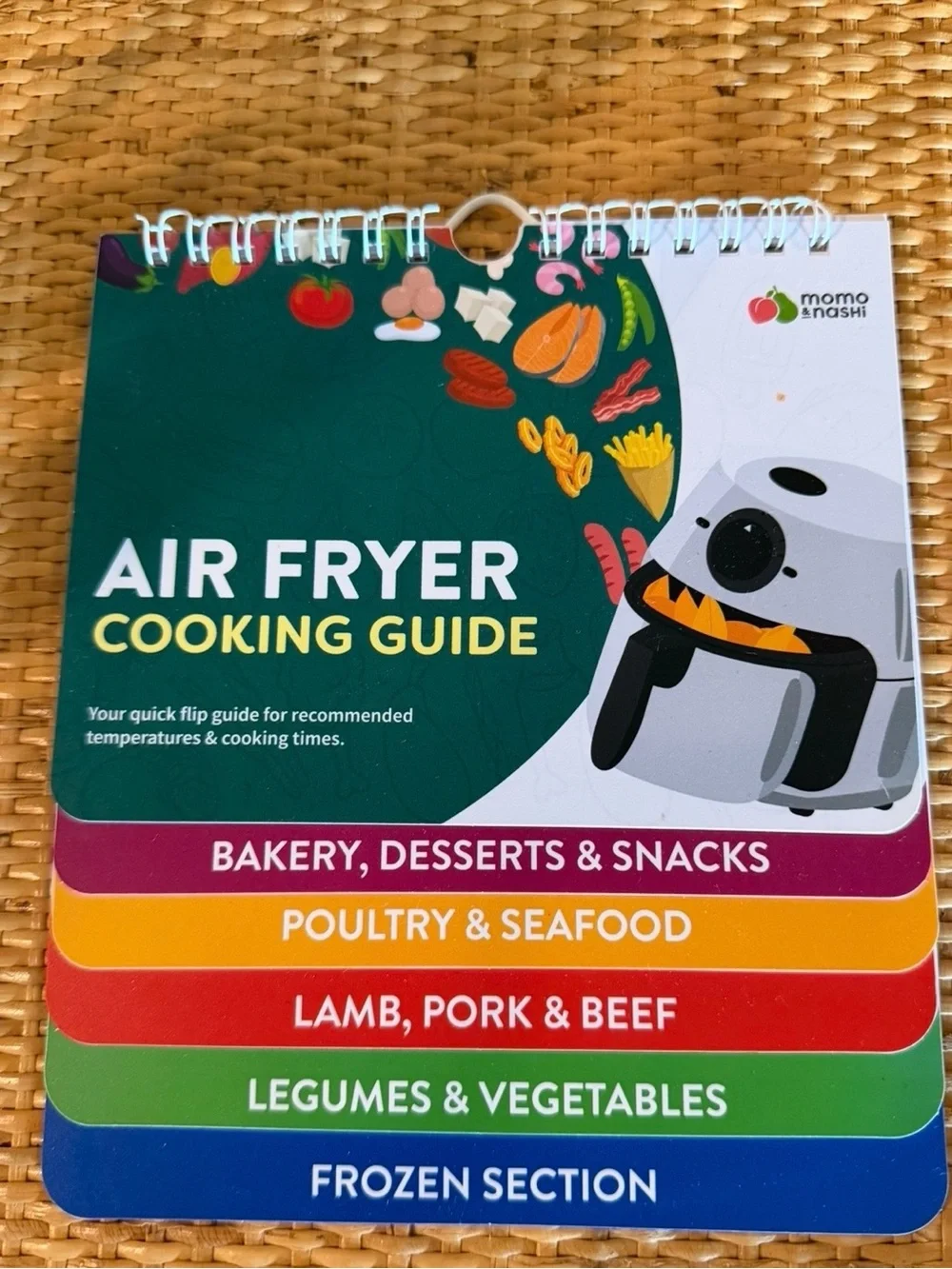 New momo and mashi air fryer cooking guide magnetic